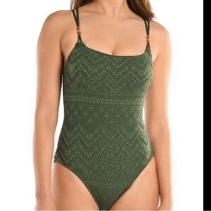 La Blanca- Saltwater Sands One Piece - Olive